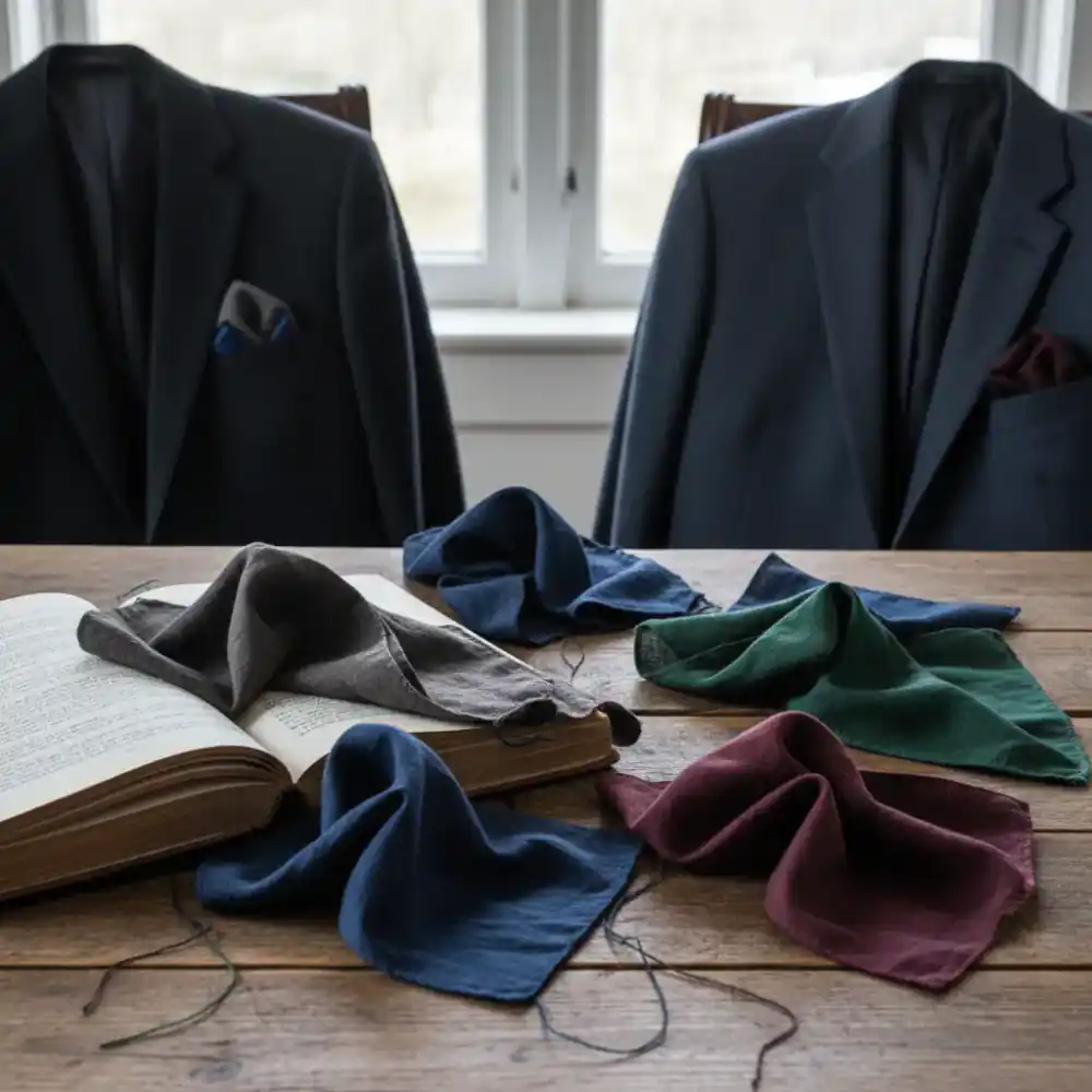 Linen pocket squares
