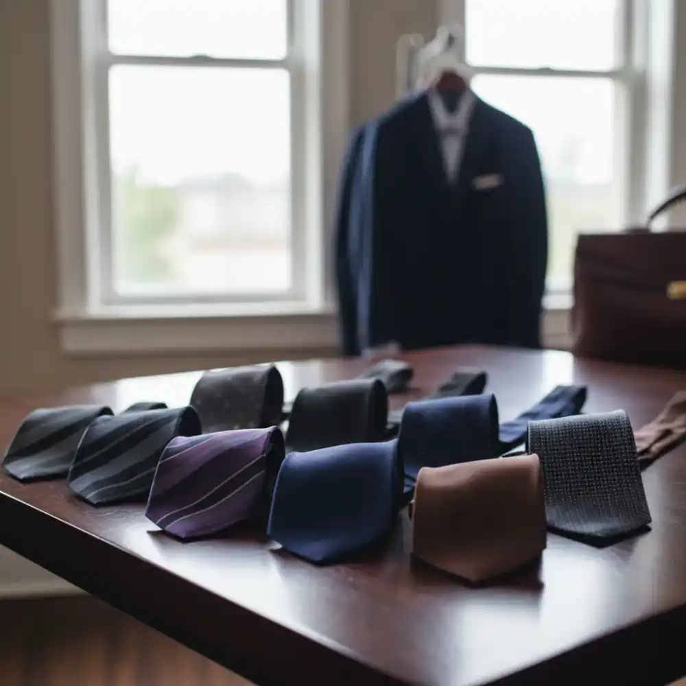 Silk neckties