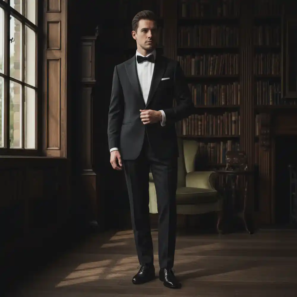 Classic black tuxedo