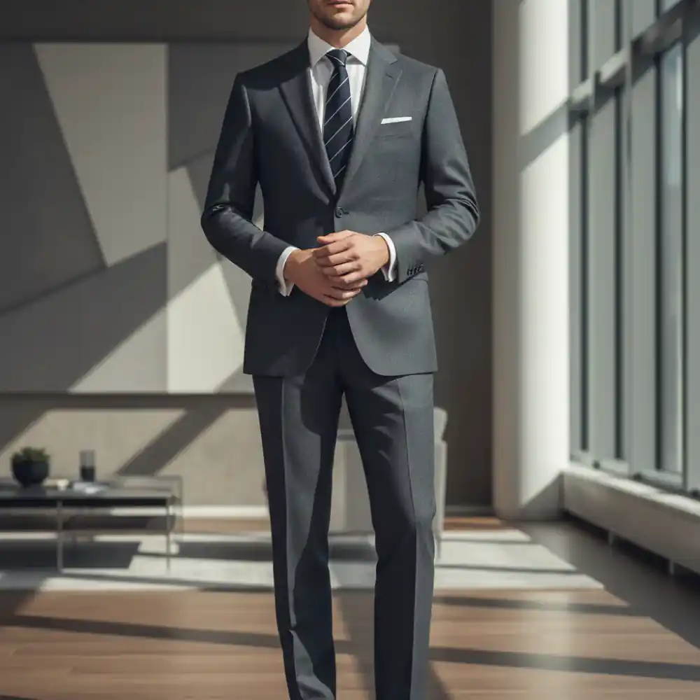 Sharp business suit