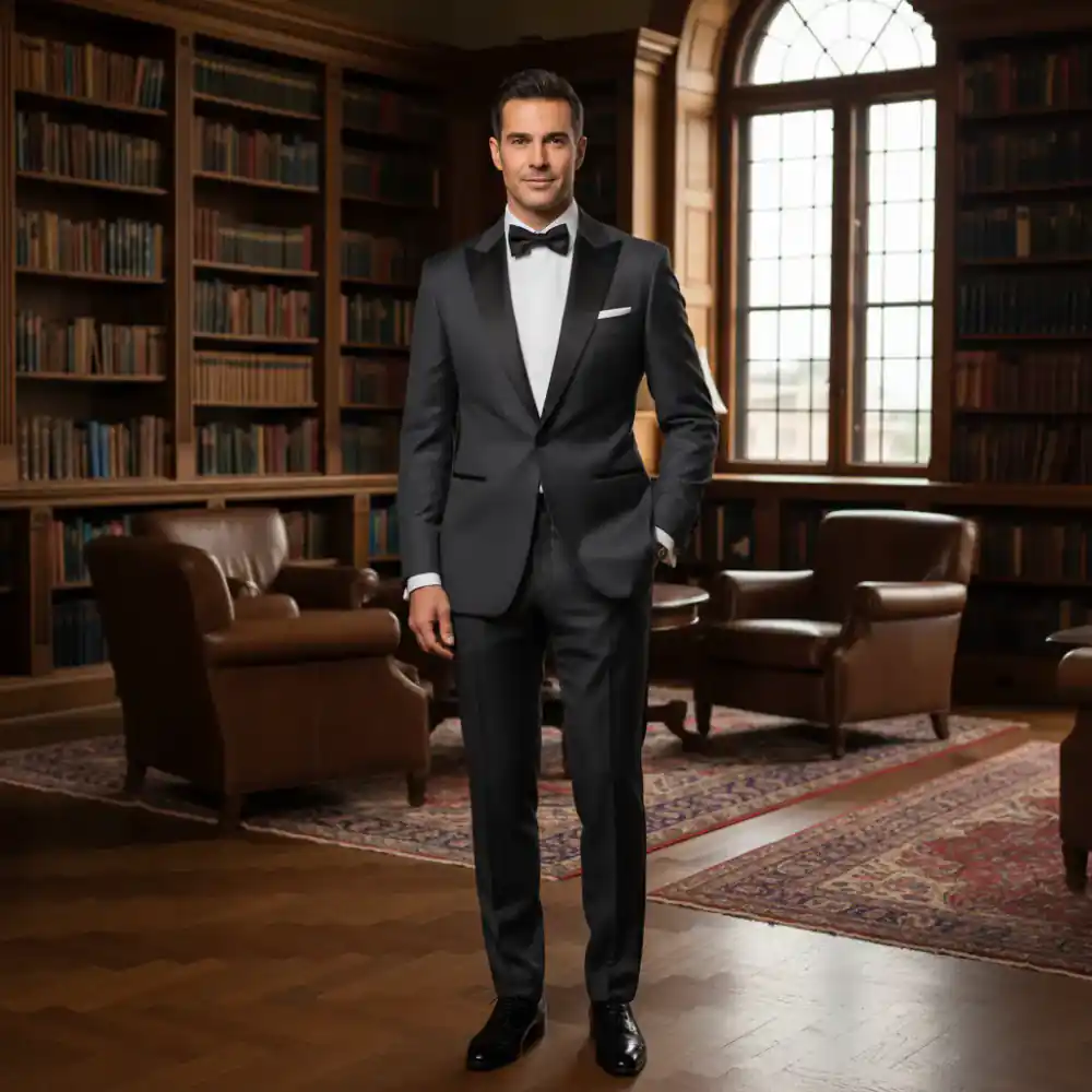 Elegant bespoke tuxedo