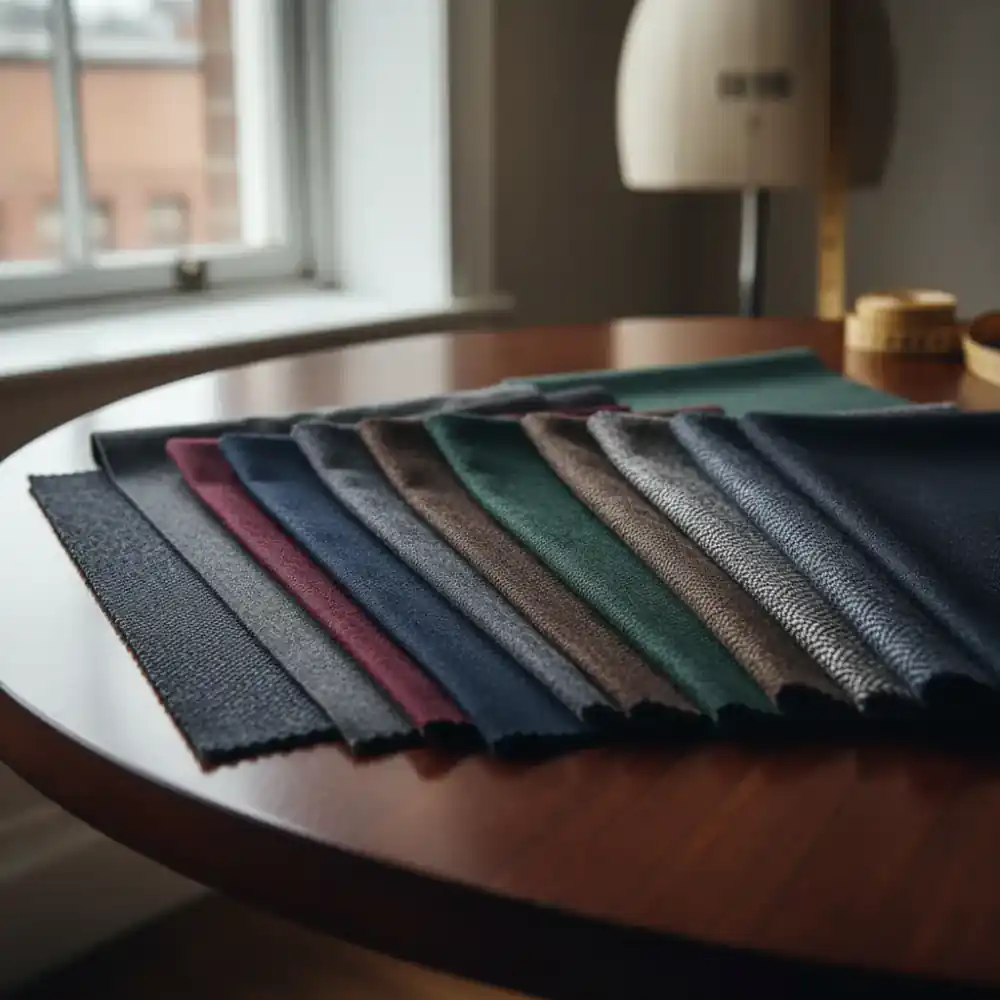 Array of premium fabric swatches